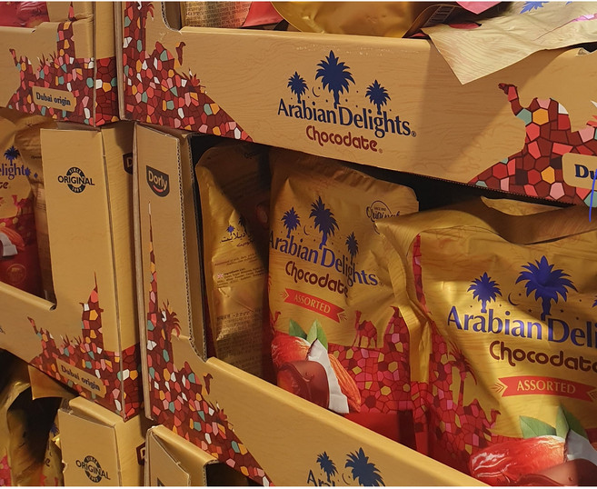 코스트코 아라비안딜라이트 대추아몬드초콜릿, 500g, 6개