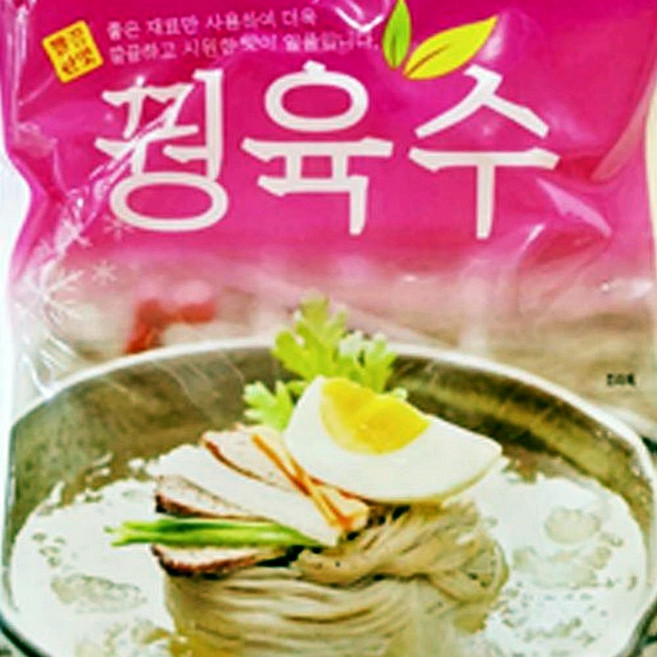 꿩사골 냉면육수 진한 풍미 여름별미 시원한 국물 요리용 350g 10개