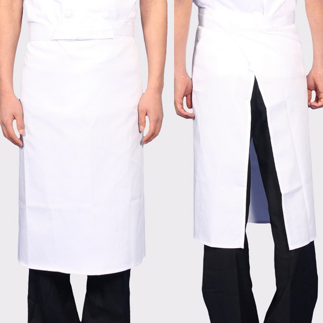 앞치마와가운 허리앞치마 카페 단체 남녀공용 주방, AGAE19 흰색L, 1개