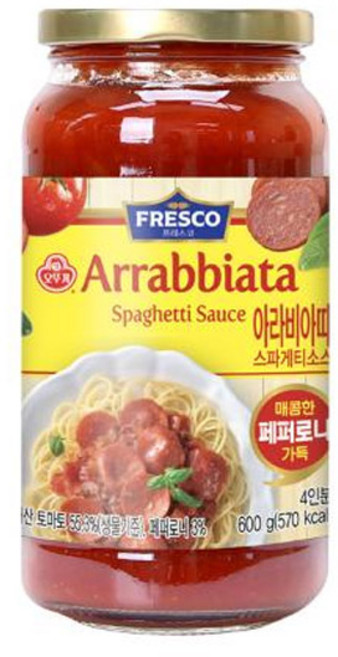 프레스코 아라비아따 스파게티 소스, 3개, 600g