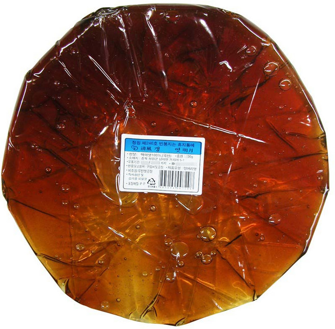 우진엿공장 우진 갱엿 350g 쟁반엿 동절기 깨짐 참고 쌀엿 맥아엿 덩어리엿 판엿 이강산닷컴, 30개