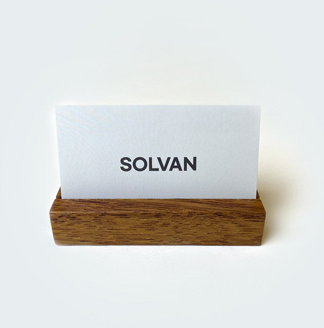 원목 우드 명함꽂이 메모꽂이 L