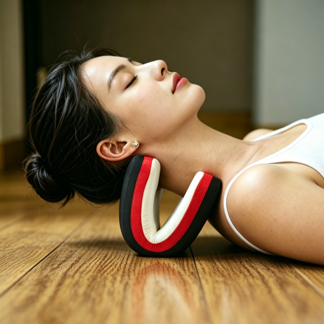 캐시윈 스마트 목 스트레칭 경추 마사지 스트레쳐 안마기, 1개