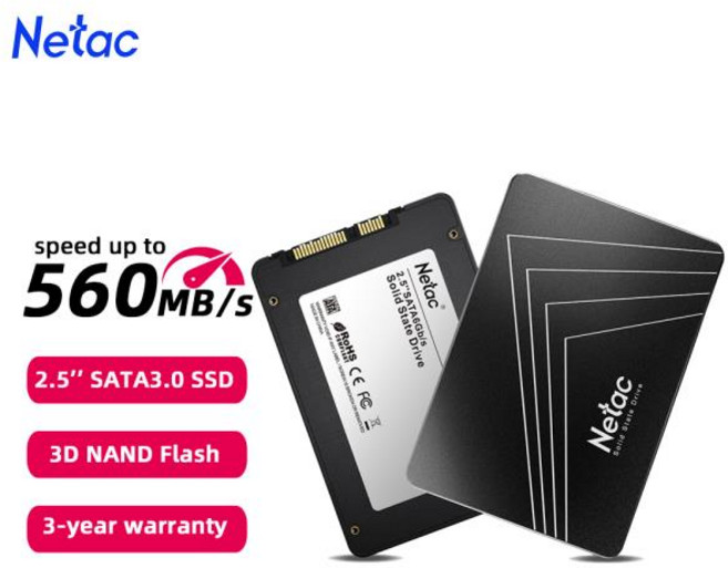 Netac SATAIII SSD 4tb HDD 2.5'' sata3.0 디스크 노트북 PC용 내장 솔리드 스테이트 하드 드라이브, 02 128GB, 01 China Mainland