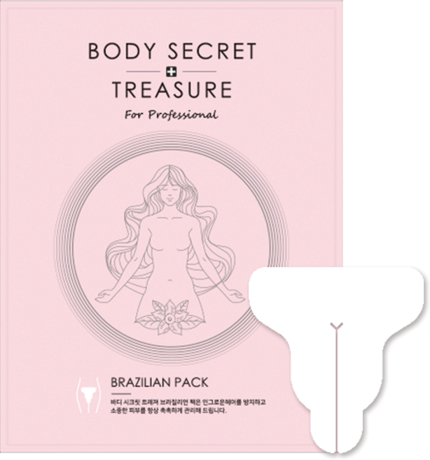 바디 시크릿 트레져 브라질리언 팩(전문가용)-후관리팩 1박스 5매입, 27g, 5개