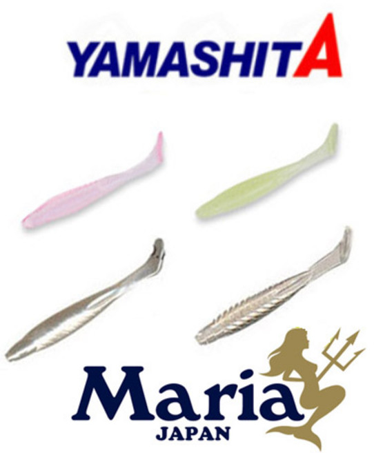 마리아 마마웜 소프트 액션피쉬 1.8인치 야광 볼락 전갱이 웜, YCRG, 1개