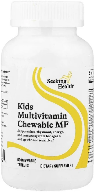 Seeking Health 어린이용 종합비타민 츄어블 MF 60정 Health (시킹 헬스), Seeking Health, 어린이용 종합비타민 츄어블, 1개 - 쿠팡
