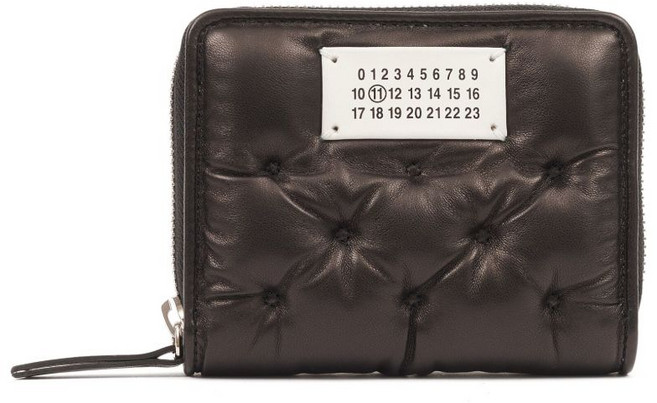 메종 마르지엘라 글램 슬램 패디드 레더 지갑