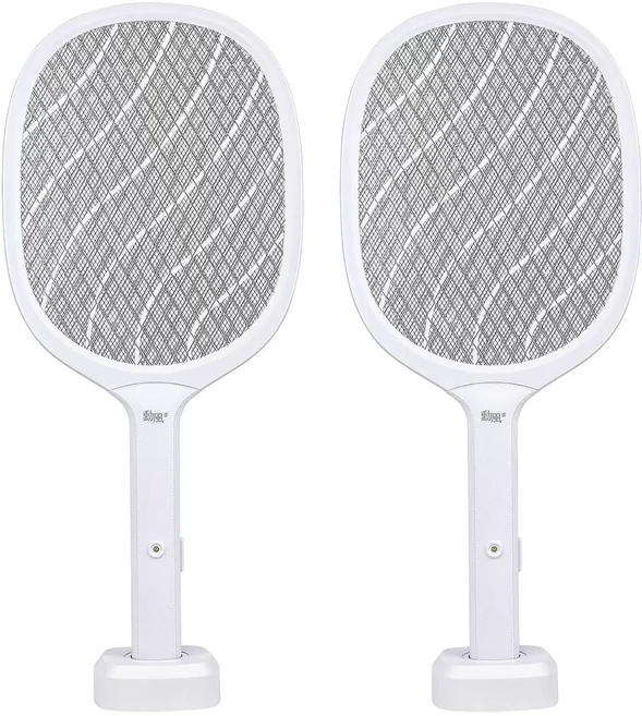 勳風 電池式電蚊拍 2入組, 白色