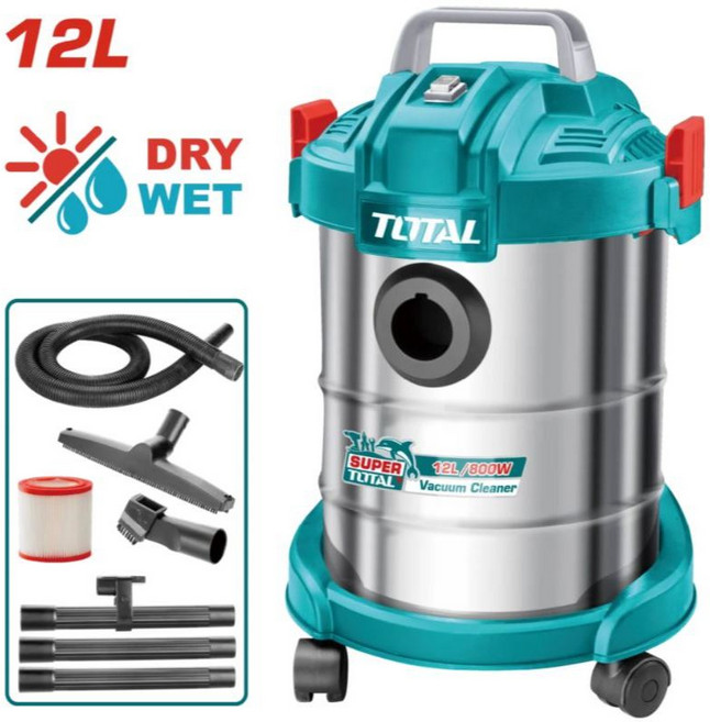 TOTAL 12L 工業吸塵器 乾溼清洗
