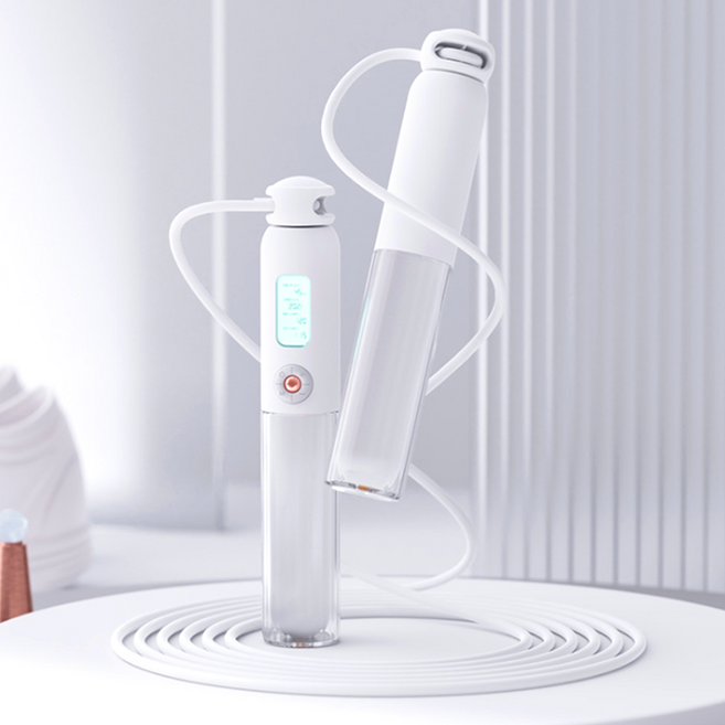 점핑점핑 줄없는 줄넘기 무선 노라인 카운터, 화이트, 1개