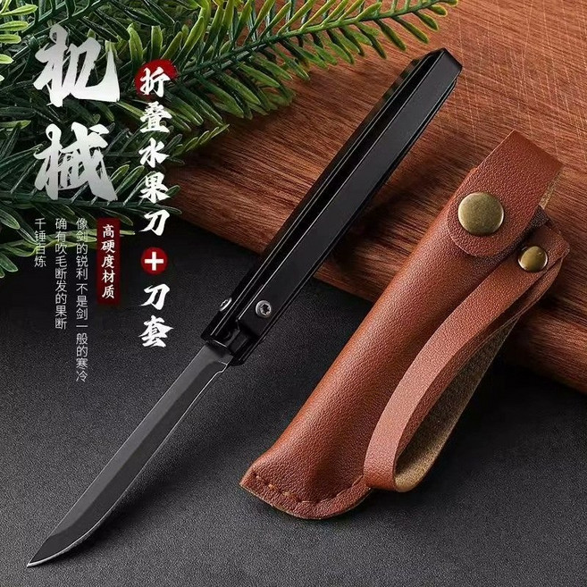 全新M390多功能折疊小刀，不銹鋼材質，堅固耐用，刃長9cm，刀柄長10cm, 如圖所示, 1個