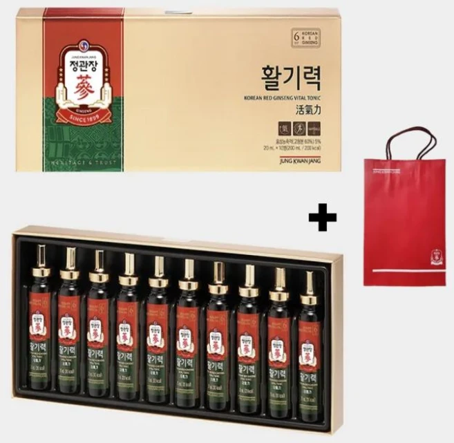 정관장몰 활기력, 200ml, 10개 - 쿠팡