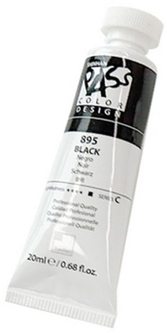 패스컬러물감 20ml 895블랙 1개입 드로잉물감 고발색수채화물감 깔끔한그림물감