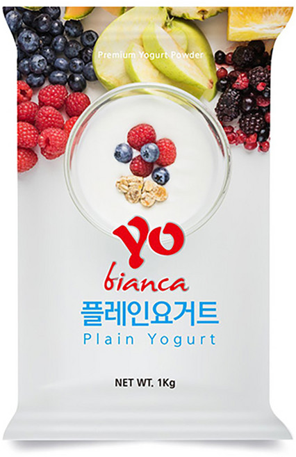 젤스타 요비앙카 플레인 요거트 파우더 1kg 1박스12개, 12개, 1개입
