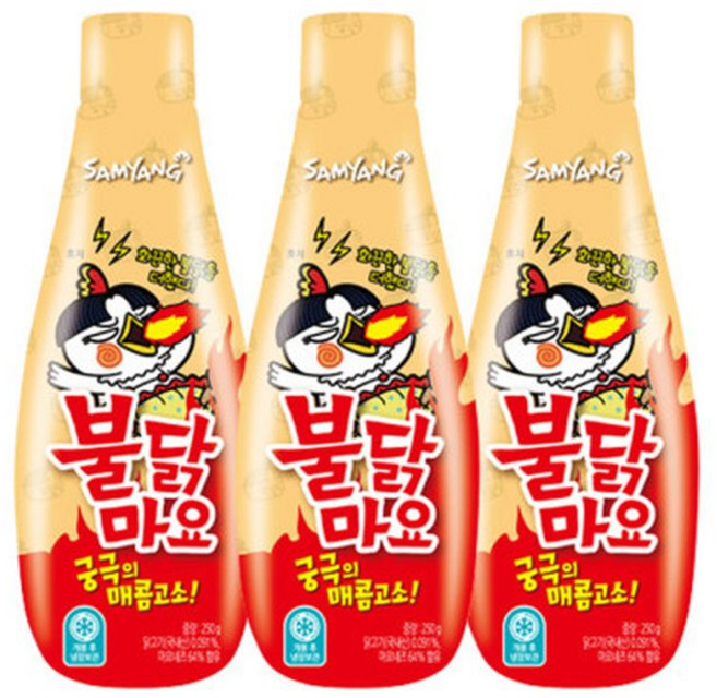 삼양 불닭마요 소스 250g 3개 매운맛소스