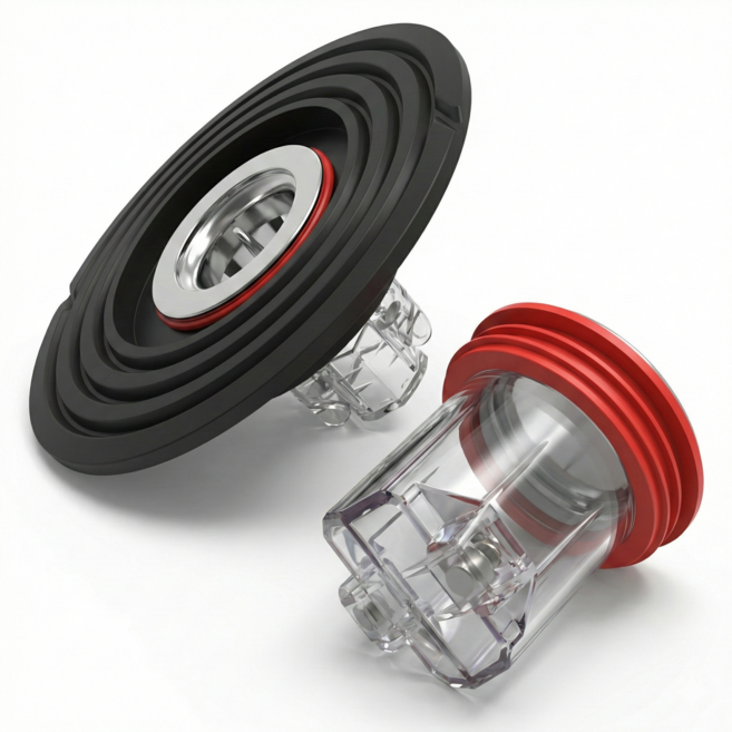 템박스홈 냄새차단 이중개폐 실리콘 하수구캡 100mm~40mm, 1개