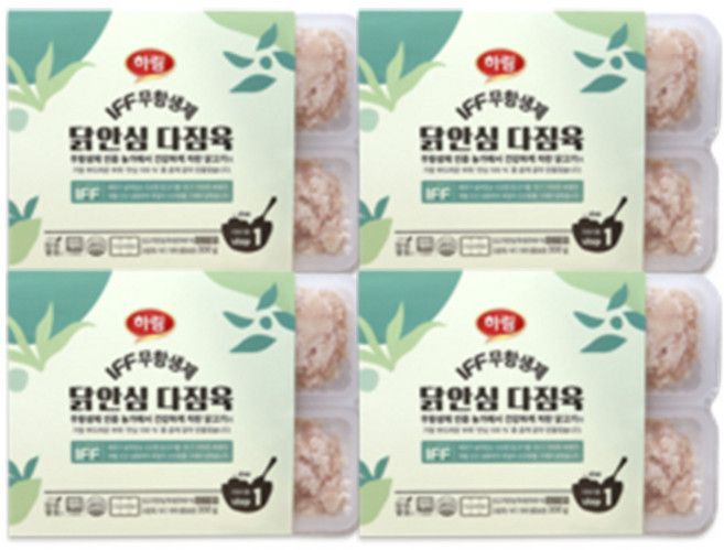 하림 IFF 무항생제 안심 다짐육 300g 4개 이유식 1단계