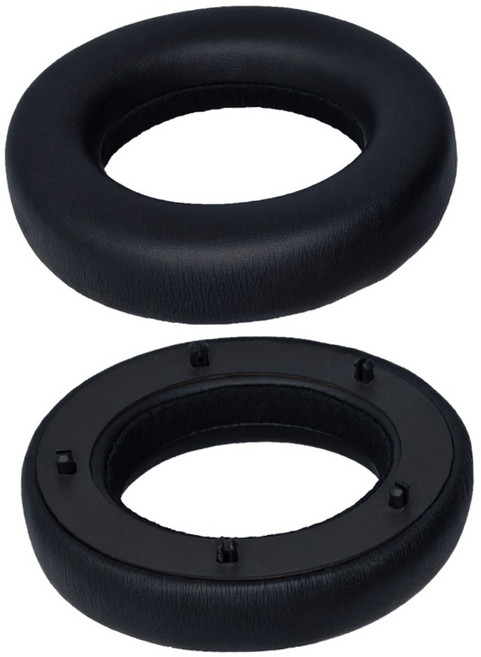 Focal Clear Elegia 헤드폰용 단백질 가죽 이어 패드 이어 쿠션 커버 1쌍, 블랙 프로틴 스킨