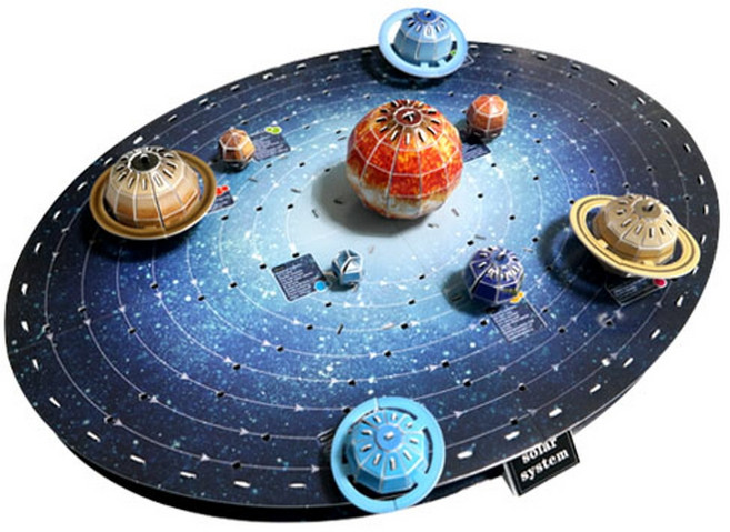 브랜드 3D입체 초대형퍼즐(태양계행성 146pcs)