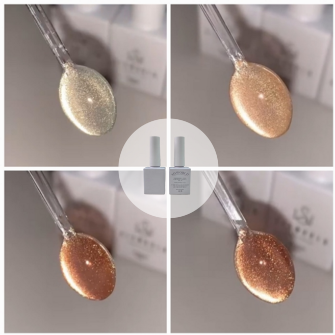 씨씨월드 gorgeous 자석젤 골드펄 글리터젤, 1개, 10ml, 33