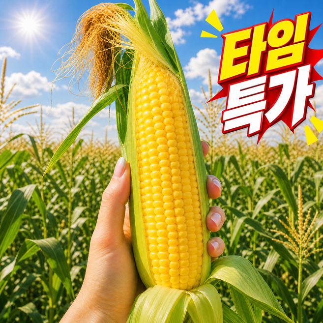 [딱2주초특가행사] 초당옥수수 당일수확 산지직송 고당도, 5개, 중품