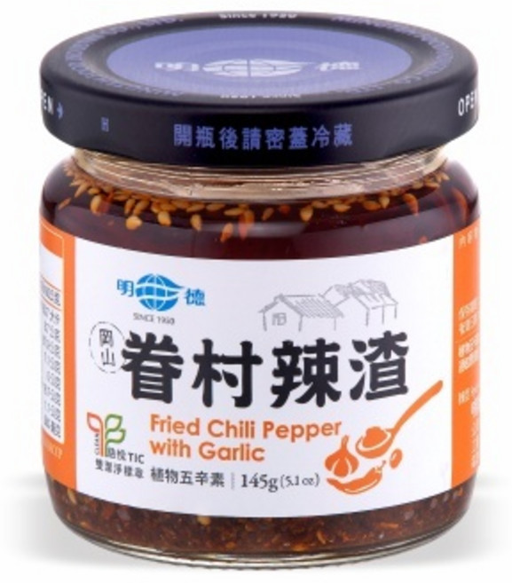 明德食品 眷村辣渣(145g/罐), 1個