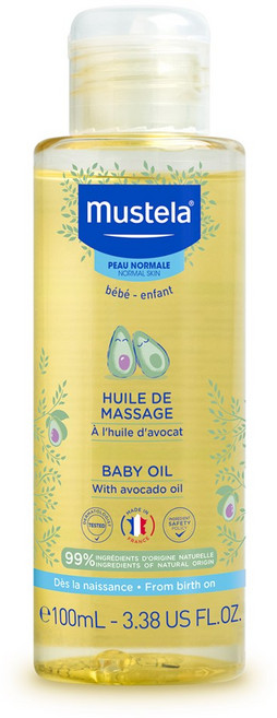 무스텔라 휘일 드 마사지 바디오일 아보카도, 1개, 100ml