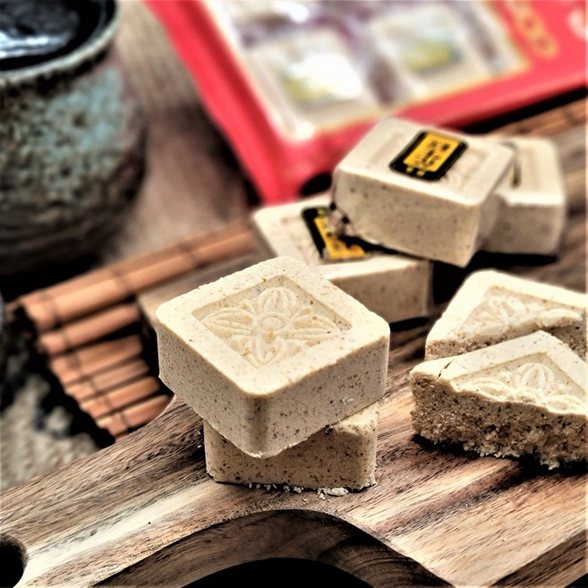 新復珍 台式手作綠豆糕/花生糕/芝麻糕/杏仁糕/桂花鹹糕/薄荷糕/梅子糕, 1個, 花生糕