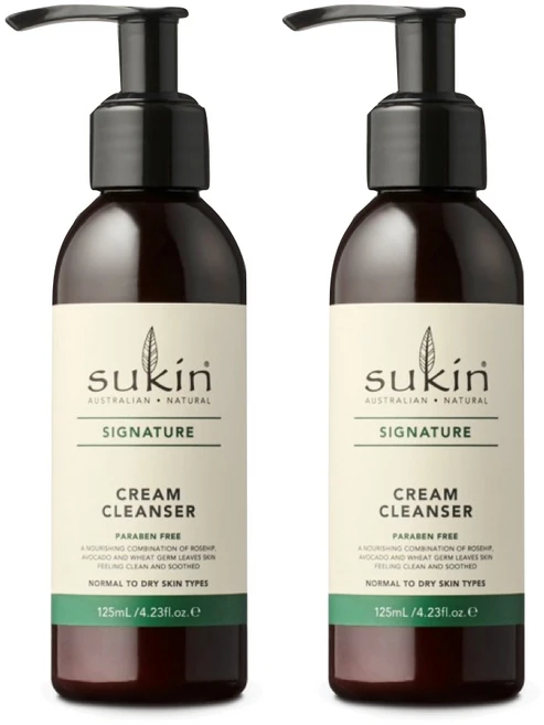호주 수킨 시그니처 클렌징 크림 Sukin Signature Cream Cleanser, 2개, 125ml - 쿠팡
