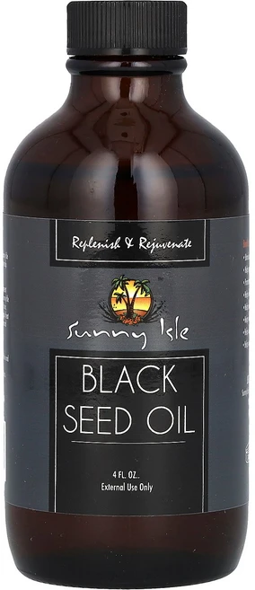 Sunny Isle 블랙 씨드 오일 4fl oz Isle (써니 아일), 1개, 118.294ml - 쿠팡