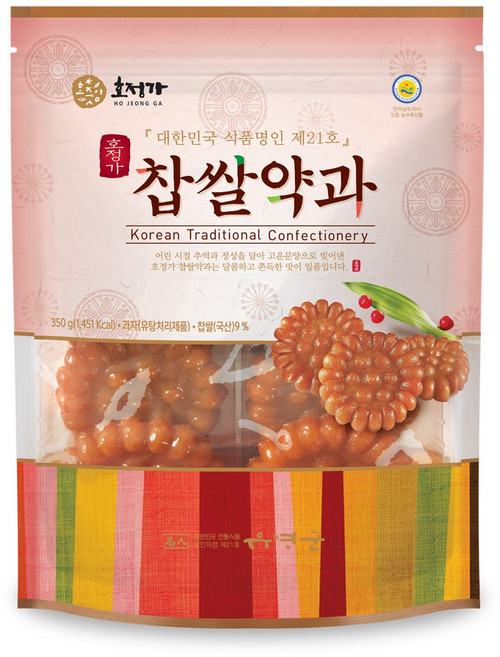 호정가 찹쌀약과 (봉지 10입) 350g / 전통한과 과자, 1개