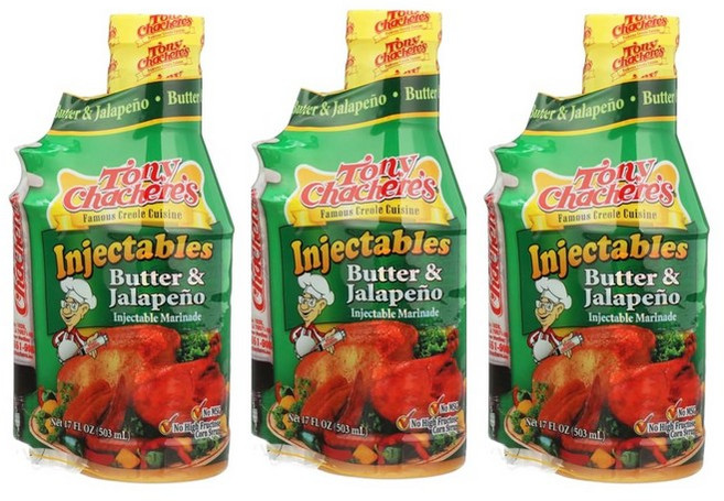 토니 체어 인젝터 버터 할라피뇨가 포함된 주사형 마리네이드 3 카운트, 503ml