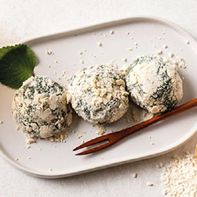 엘라비스 모시 두텁떡 12개 / (개당55g x 6개) 2봉, 단품