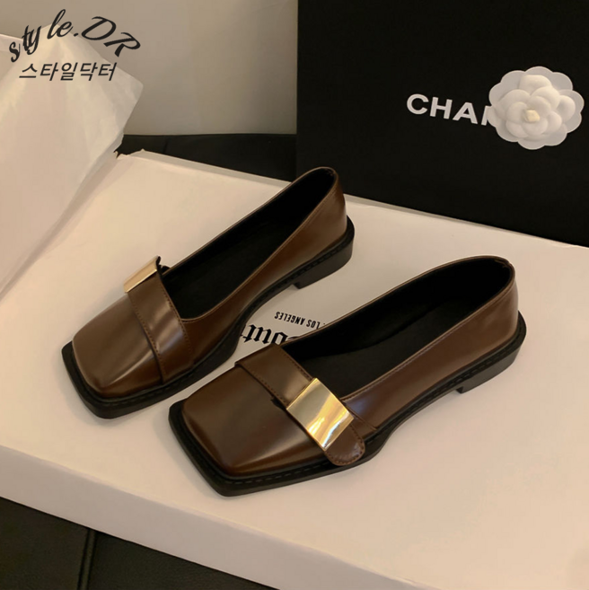 스타일닥터 여성 심플 소프트 편안한 로퍼 와이드핏 여성용 로퍼