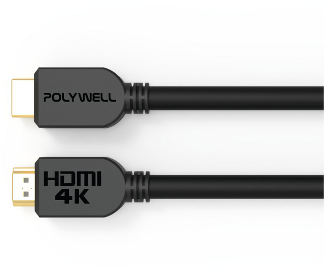 POLYWELL 寶利威爾 HDMI 2.0版 4K 60Hz UHD 傳輸線 工程線, 2m, 1條