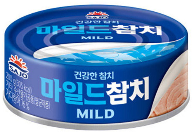 사조 마일드 참치 안심따개, 200g, 8개