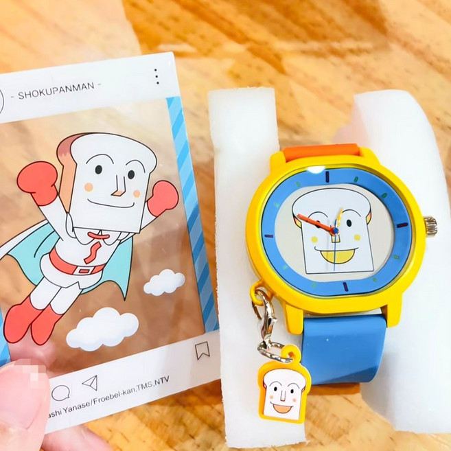 Anpanman 兒童卡通腕錶, 1個, 面包超人-吐司超人（拆盒確認鼓)不支持七天無理由退換/售出不退不換