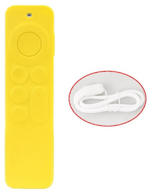 Apple TV 4K 6th 2021 리모컨용 피부 친화적인 실리콘 리모컨 케이스-