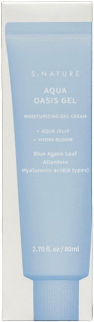 에스네이처 아쿠아 오아시스 수분 젤크림, 1개, 80ml