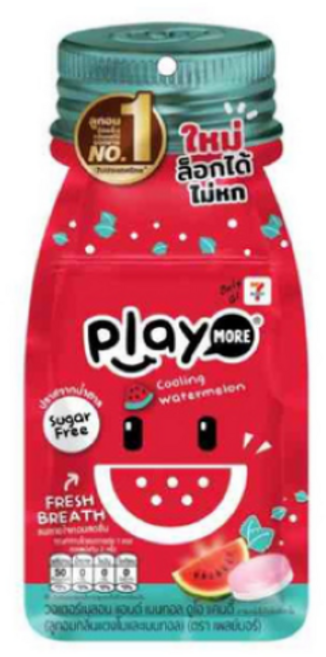 Playmore 涼糖, 1個, 西瓜, 12g