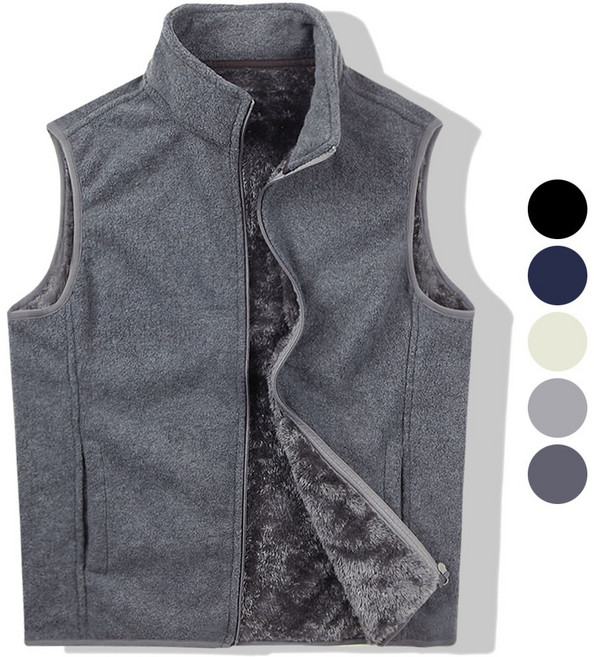 [90-130] 양털 후리스 조끼 남자 여성 플리스 기모 뽀글이 베스트 겨울 빅사이즈 조끼