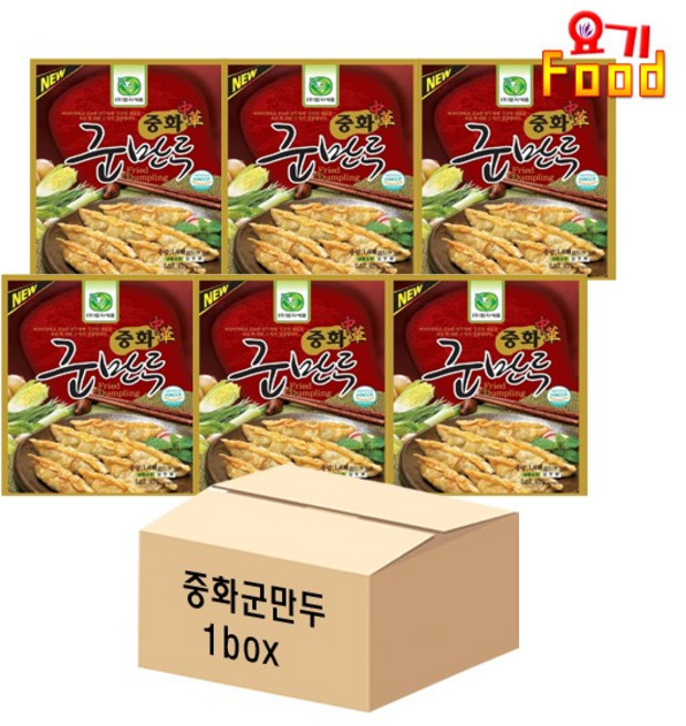 요기푸드 엄지 중화 군만두 1.4kg 1box, 8.4kg, 1개