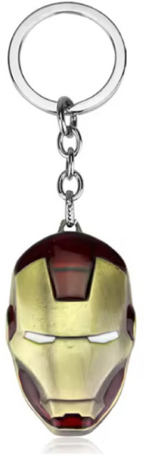 어벤져스 아이언맨 캡틴아메리카 방패 키링, 1개, 키링:아이언맨
