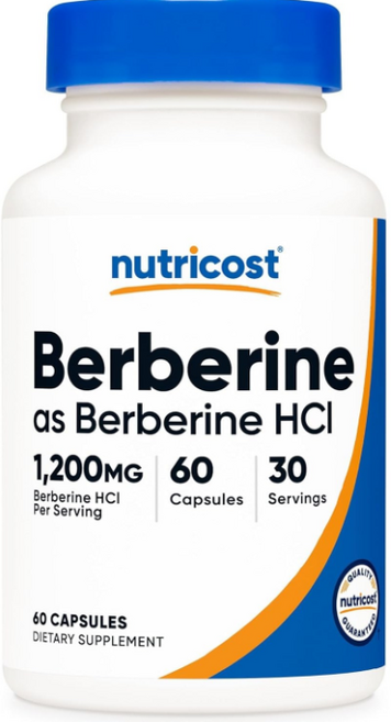 뉴트리코스트 베르베린 HCI 1200mg 캡슐, 60정, 1개