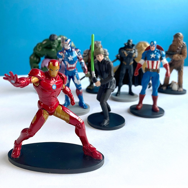 디즈니 마블 피규어 어벤져스 아이언맨 캡틴 스타워즈 낱개, 스타로드, 1개