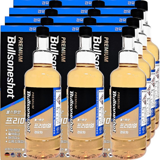 불스원샷 프리미엄 500ml 연료첨가제, 12개