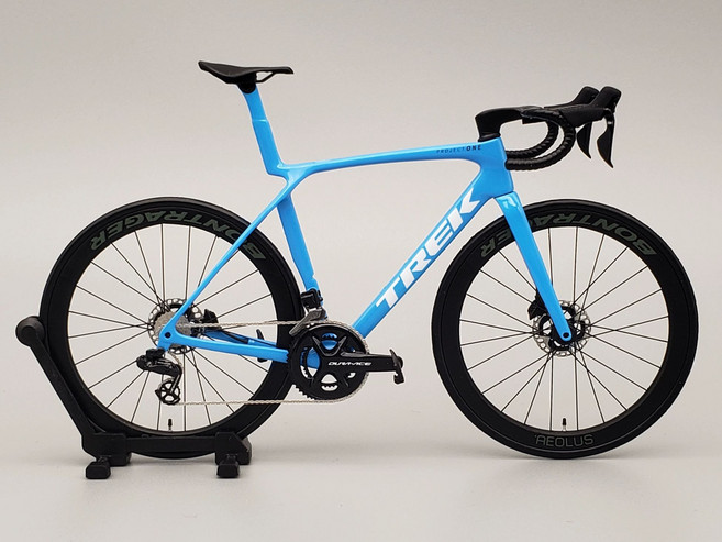 HOBBIT BIKE 로드 자전거 모델 1 12 로드자전거 카본로드 자전거추천 로드바이크 미니어쳐 투르드 프랑스 그란폰도, 1개, TREK Madone Gen8 스카이 블루