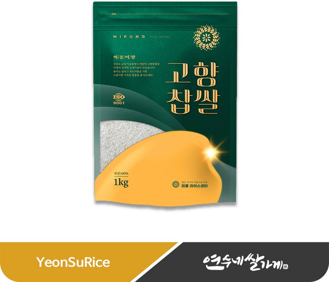 미풍라이스 고향찹쌀 누룽지향 찹쌀 고향찰, 1개, 1kg