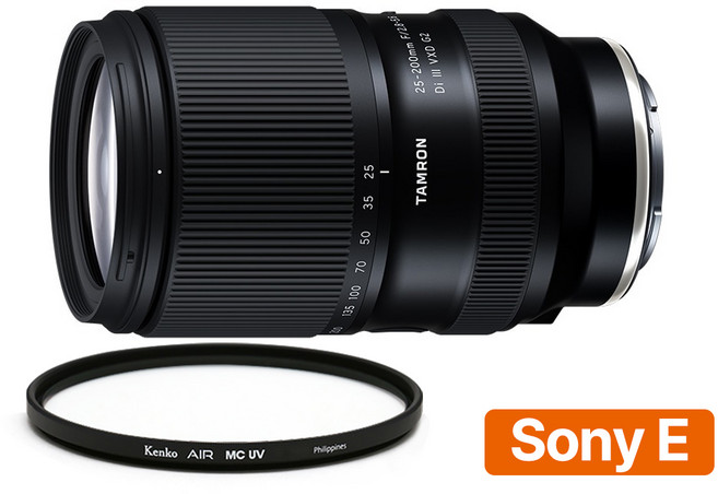 [지금사면 3년보증 + 5만P 증정] 탐론 25-200mm F/2.8-5.6 Di III VXD G2 A075 소니FE 마운트 + 겐코 AIR MCUV 67mm
